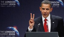Obama Peace Sign
